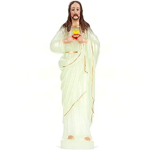 Genius ideas R 080060 Statue Jesus-Glow in the Dark by Genius ideas