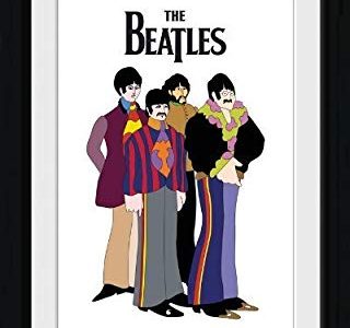 GB eye Ltd 1-Piece 16 x 12-inch The Beatles Yellow Submarine Group Framed Photograph by GB eye Ltd Review