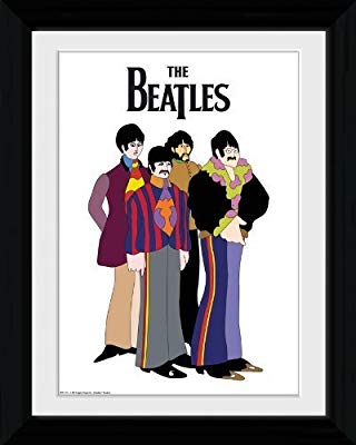 GB eye Ltd 1-Piece 16 x 12-inch The Beatles Yellow Submarine Group Framed Photograph by GB eye Ltd