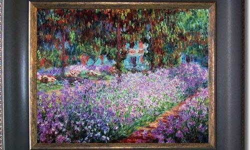 Artist’s Garden at Giverny by Monet Black & Gold Framed Canvas (Ready-to-Hang) Review