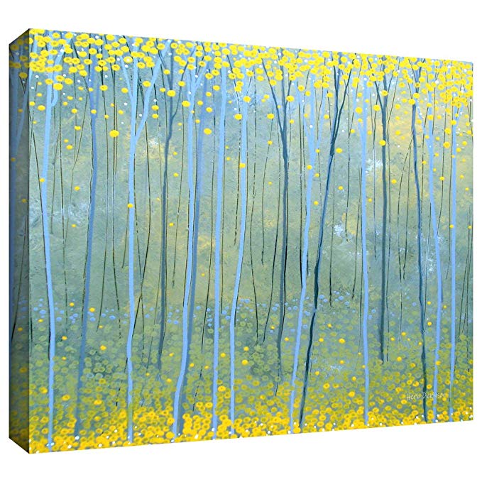 ArtWall Herb Dickenson 'Ginkgo Forest' Gallery-Wrapped Canvas Artwork, 24 by 36-Inch