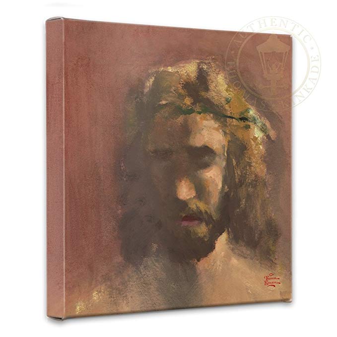 Thomas Kinkade - The Prince of Peace 14x14 Gallery Canvas Wrap