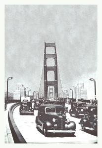 30 x 20 Stretched Canvas Poster Golden Gate Bridge, San Francisco, CA