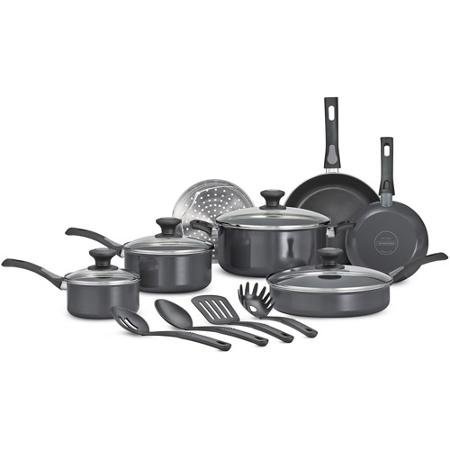 Tramontina 15-Piece Select Non-Stick Cookware Set, Gray