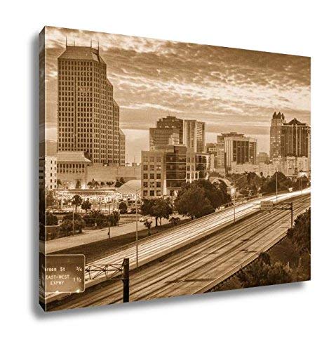 Ashley Canvas Orlando Florida USA, Wall Art Home Decor, Ready to Hang, Sepia, 16x20, AG6439201