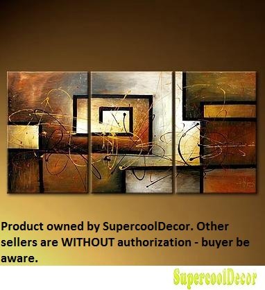 Special (big) - Modern Oil Painting on Canvas Stretched Framed