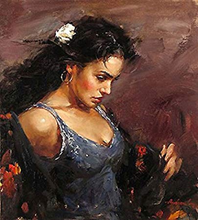 Gypsy oil painting - Famous Oil Painting Reproduction (36 inch x 36 inch (90cm x 90cm))