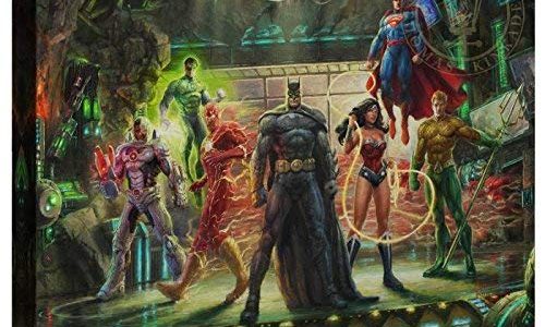 Thomas Kinkade DC – The Justice League 10 x 14 Gallery Wrapped Canvas Review