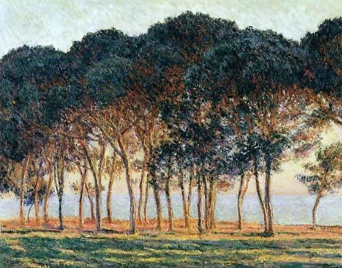 Art Oyster Claude Oscar Monet Under the Pine Trees at the End of the Day - 21.1