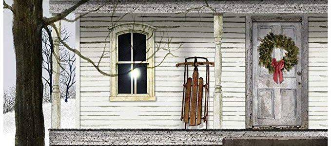 Ohio Wholesale Radiance Lighted Winter Porch Canvas Wall Art, Large, from our Snowmen Collection Review