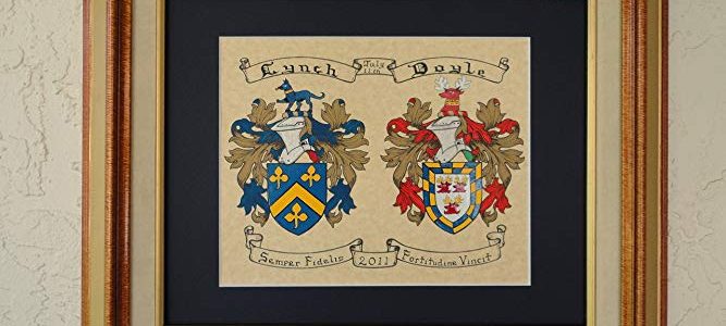 Double Coat Of Arms. Hand-Painted Review