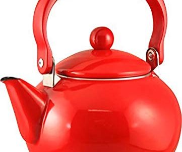 Calypso Basics 2-Quart Enamel-on-Steel Teakettle, Red by Reston Lloyd Review