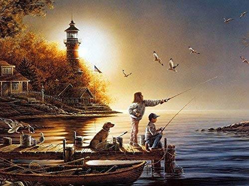 From Sea to Shining Sea oil painting - Famous Oil Painting Reproduction (24 inch x 36 inch (60cm x 90cm))