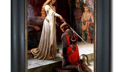 The Accolade by Edmund Leighton Black & Gold Framed Canvas (Ready-to-Hang) Review