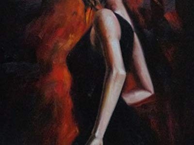 BeyondDream Oil Painting 36″x24″ Spanish Dancing Portrait Woman Dancer Impressionism, Art Review