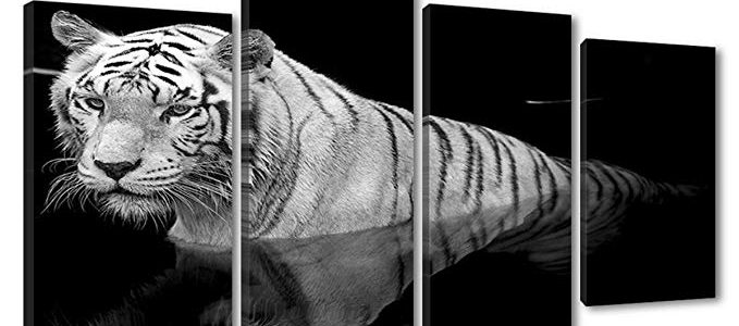 Pictures on canvas length 51″ height 31,5″ Nr 6176 tiger ready to hang, brand original Visario! Review