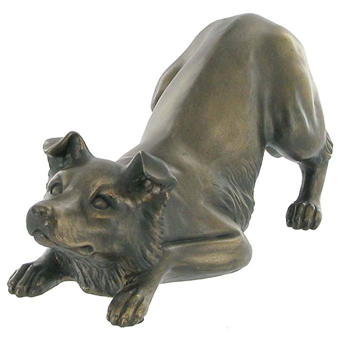 Bronze Sheepdog Statue ~BORDER COLLIE~ by O.Tupton by Bronze Sculptures