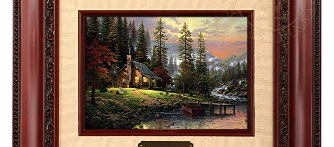 Thomas Kinkade A Peaceful Retreat Brushwork (Brandy Frame) Review