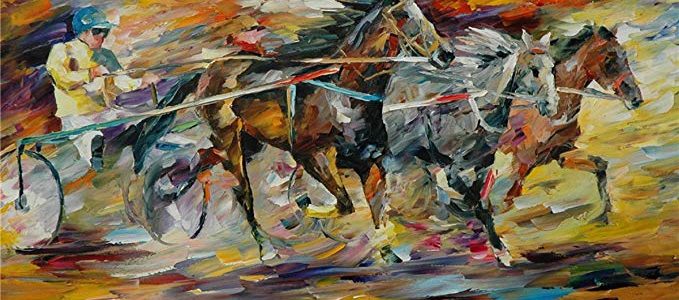 100% Hand Painted Oil Paintings on Canvas Contemporary Abstract Oil paintings Modern Wall Art Paintings Carriage Decor (20X32 Inch, Decor 2) Review