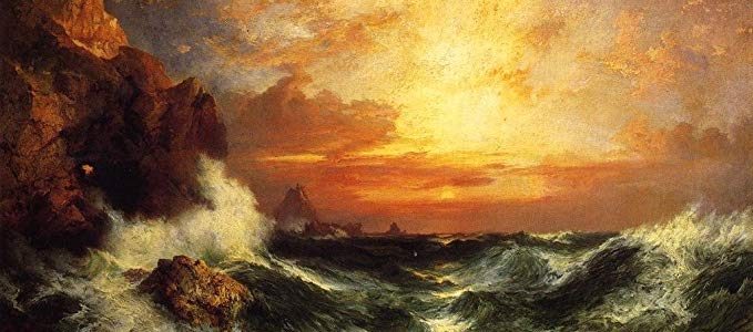 Moran Thomas Sunset near Land’s End Cornwall England 100% Hand Painted Oil Paintings Reproductions 12X16 Inch Review