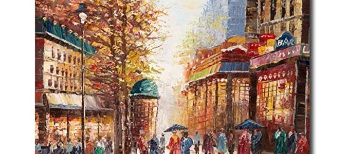 Trademark Global French Street Scene By Joval – Extra Large Artwork Review