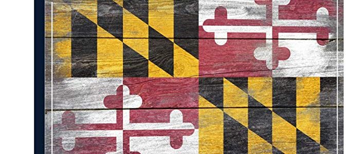 Rustic Maryland State Flag (36×24 Gallery Wrapped Stretched Canvas) Review