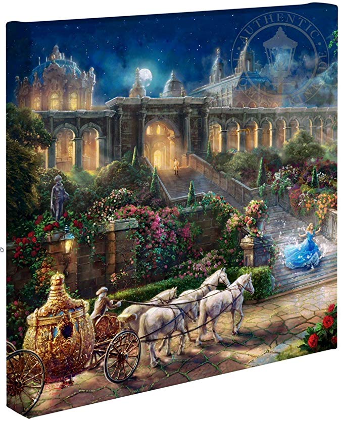 Cinderella - Clock Strikes Midnight Thomas Kinkade 14