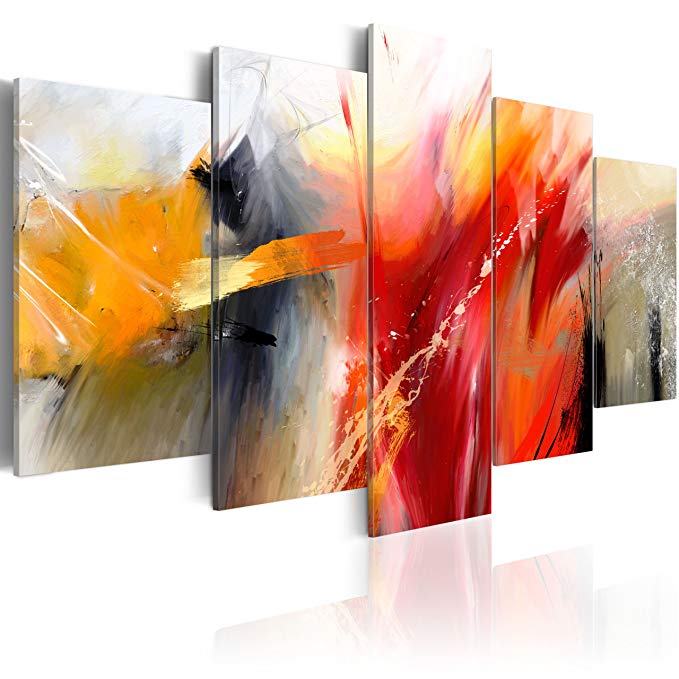 Image 200x100 cm (78,7 by 39,4 in) - Image printed on canvas - 5 pieces - ABSTRACT 0101-57